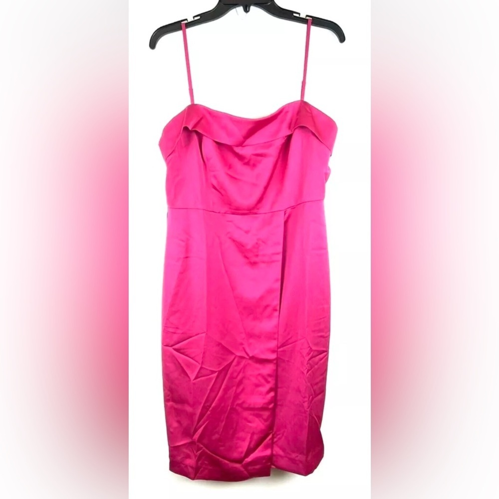 J Crew Women’s Sleeveless Bright Pink Knee Length Dress Size 12